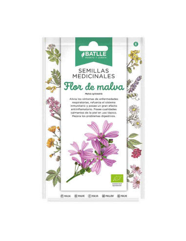 Semillas ecológicas de Flor de malva H0000772 1 60 BioHuerto