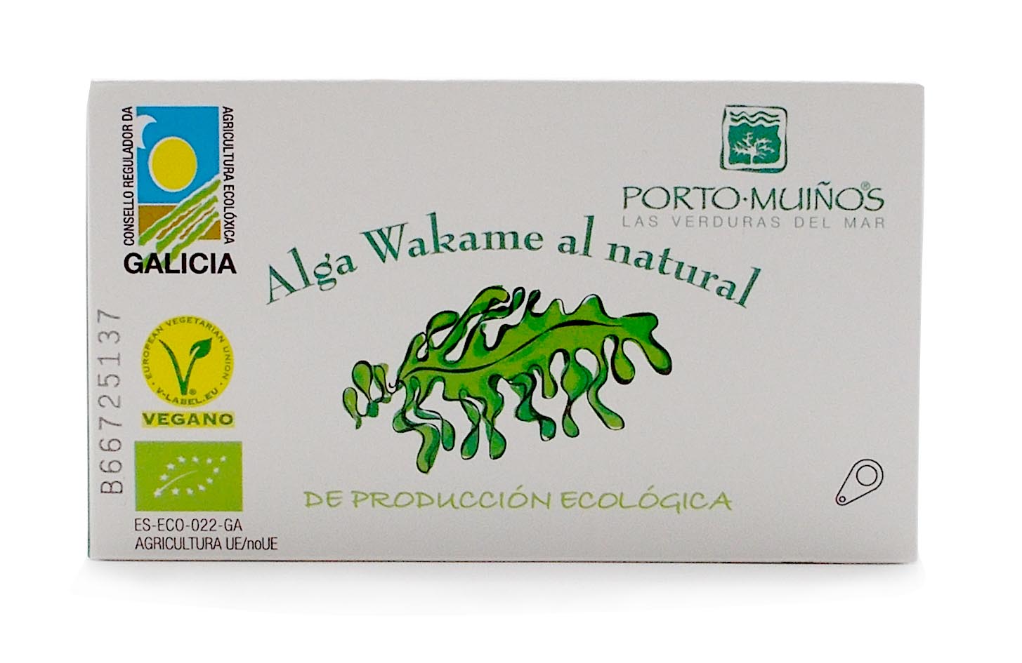 Alga Wakame Al Natural G Bio Porto Mui Os