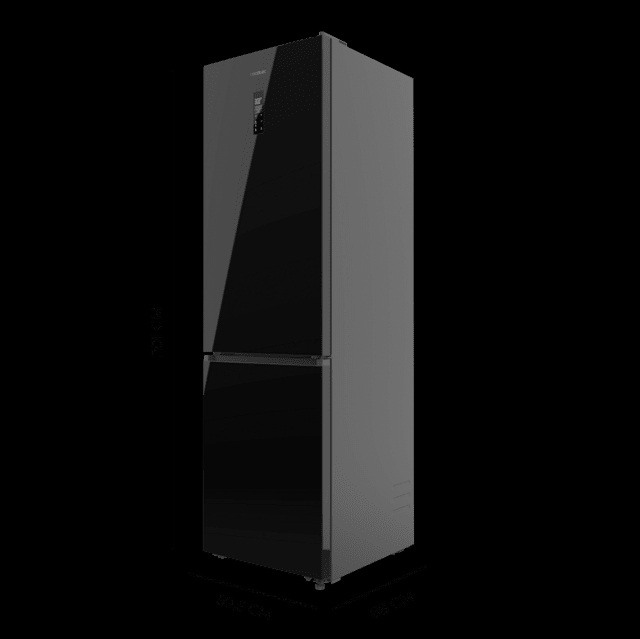 BOLERO COOLMARKET COMBI 456 BLACK GLASS 201x59,5cm