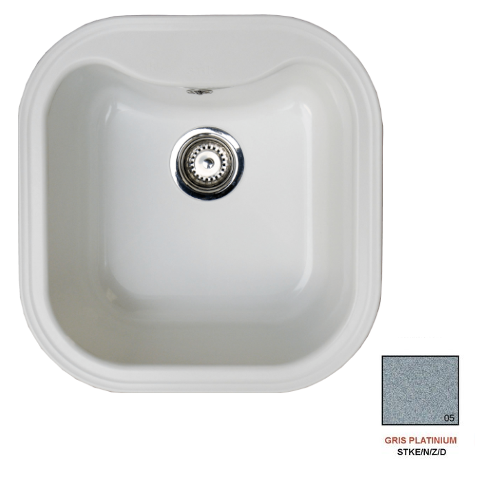 Fregadero stkd domus estilo 1C gris platinium