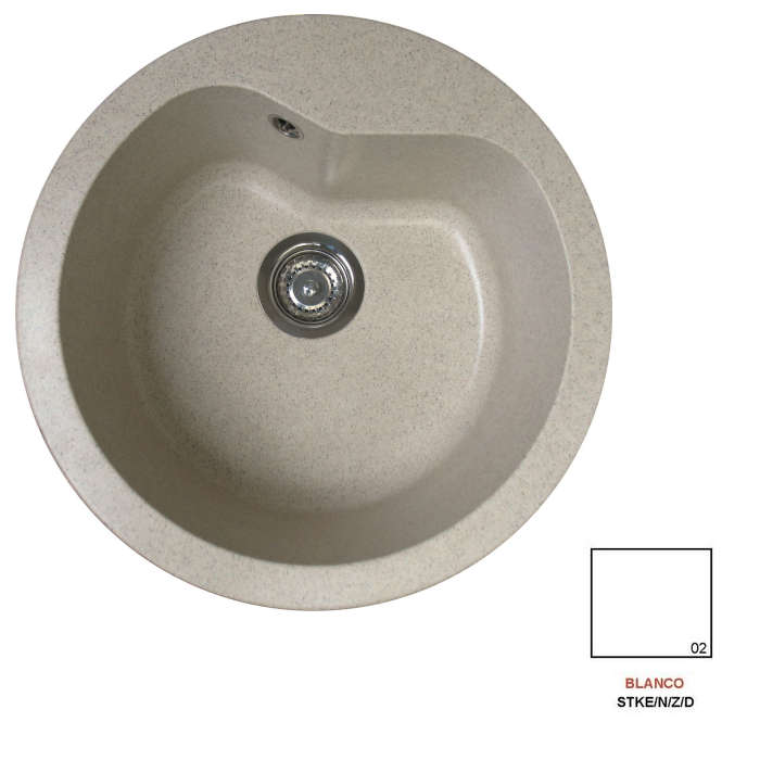 Fregadero stkd domus bee 1R430 blanco