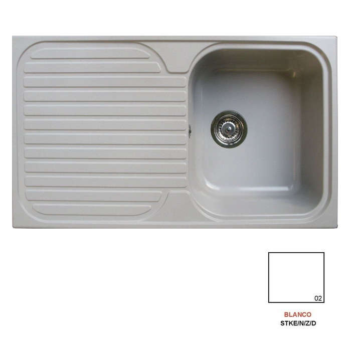 Fregadero stkz zentia 1C1E blanco