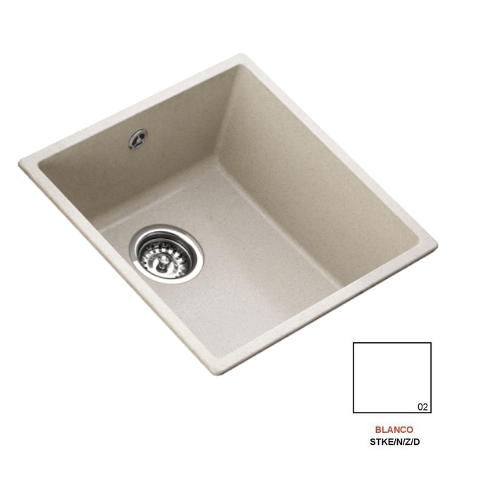 Fregadero stkz zentia BEE 4040 blanco
