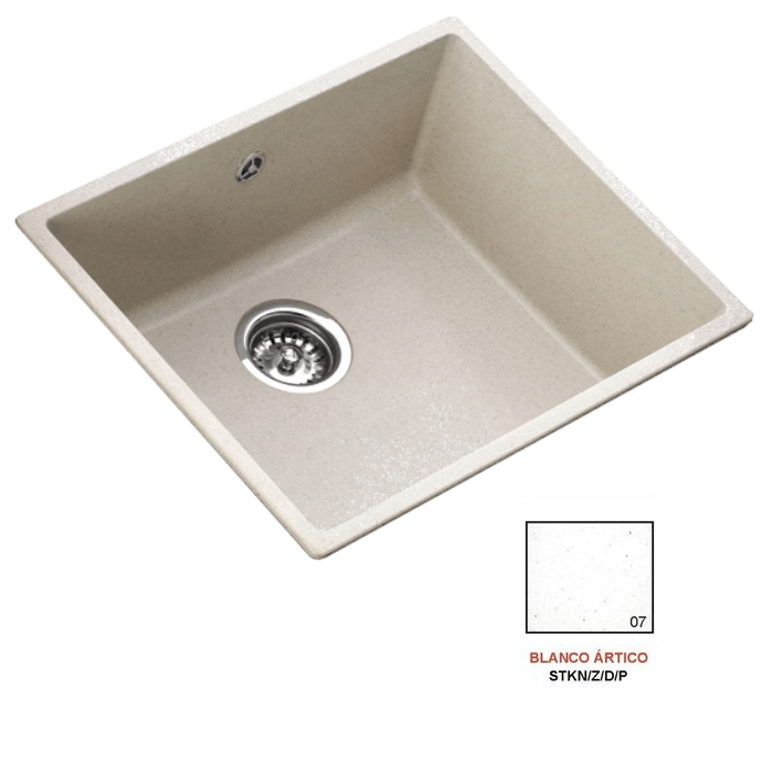 Fregadero stkz zentia BEE 5040 blanco ártico