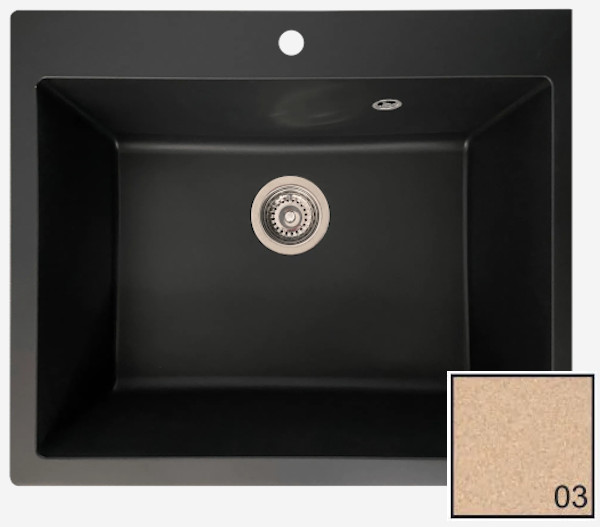 Fregadero stkz zentia BEE 6050 beige avena