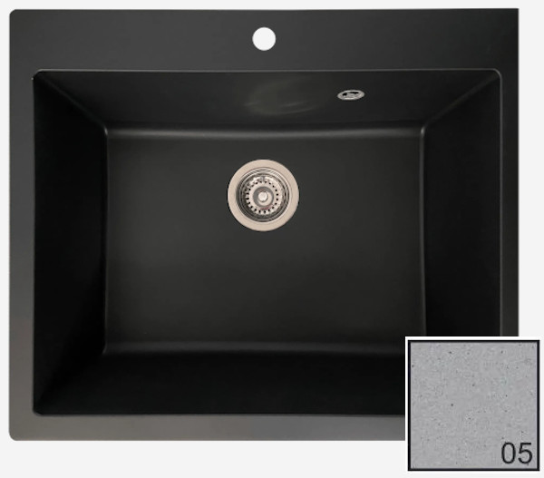 Fregadero stkz zentia BEE 6050 gris platinium