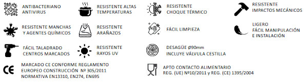 Fregadero stkz zentia BEE 6050 NEGRO 3