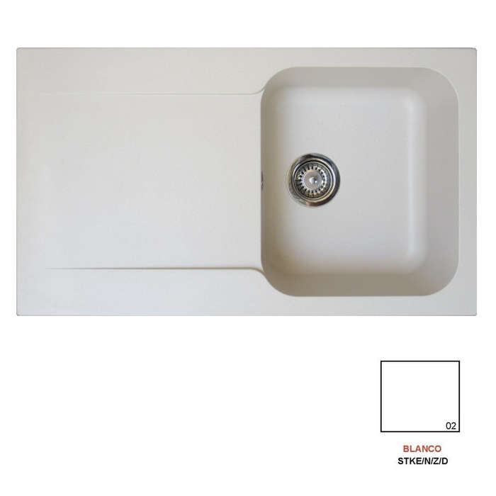 Fregadero stkn naturia 8650 1C1E blanco