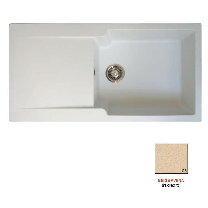 Fregadero stkn naturia 10050 1GC1E beige avena