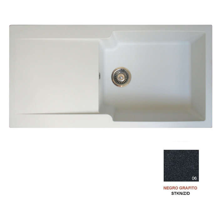 Fregadero stkn naturia 10050 1GC1E negro grafito