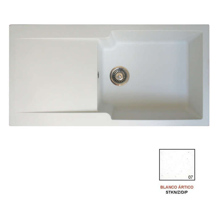 Fregadero stkn naturia 10050 1GC1E blanco ártico