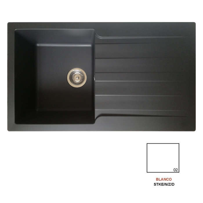Fregadero stks sierra 1C1E blanco