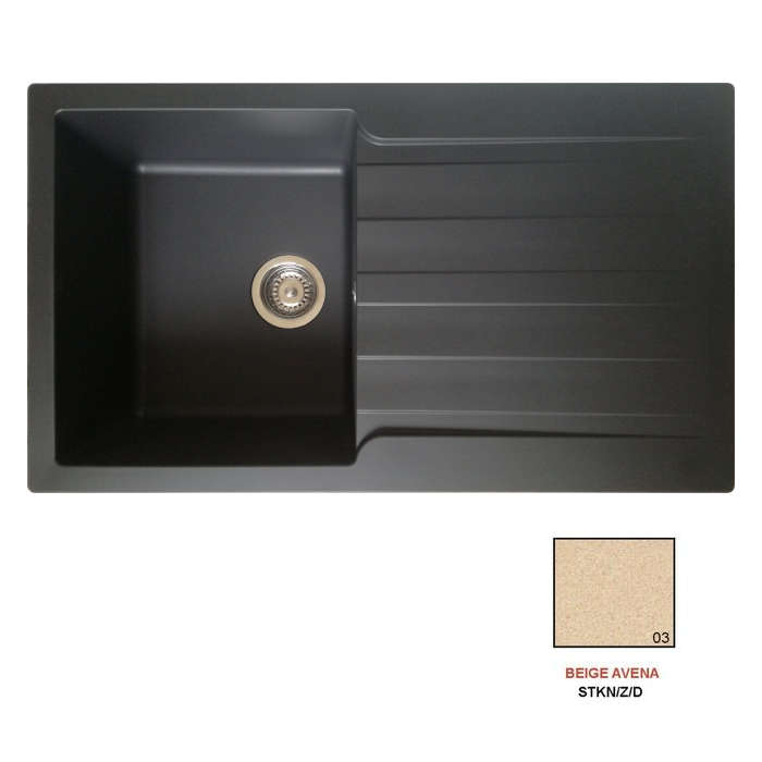 Fregadero stks sierra 1C1E beige avena