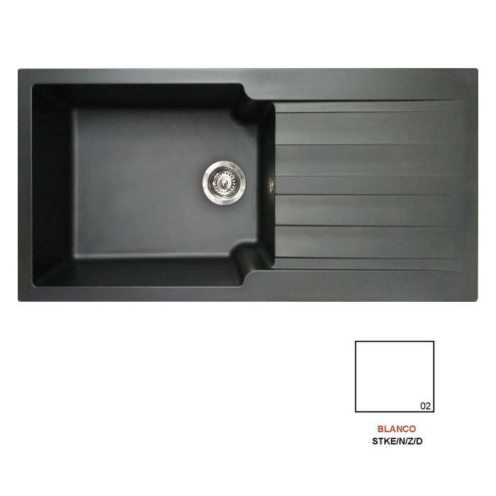 Fregadero stks sierra 1GC1E blanco