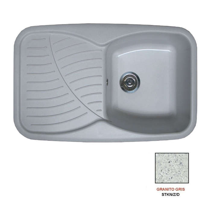 Fregadero stkd domus 1C1E granito gris
