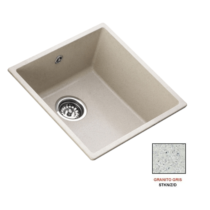 Fregadero stkz zentia BEE 4040 granito gris