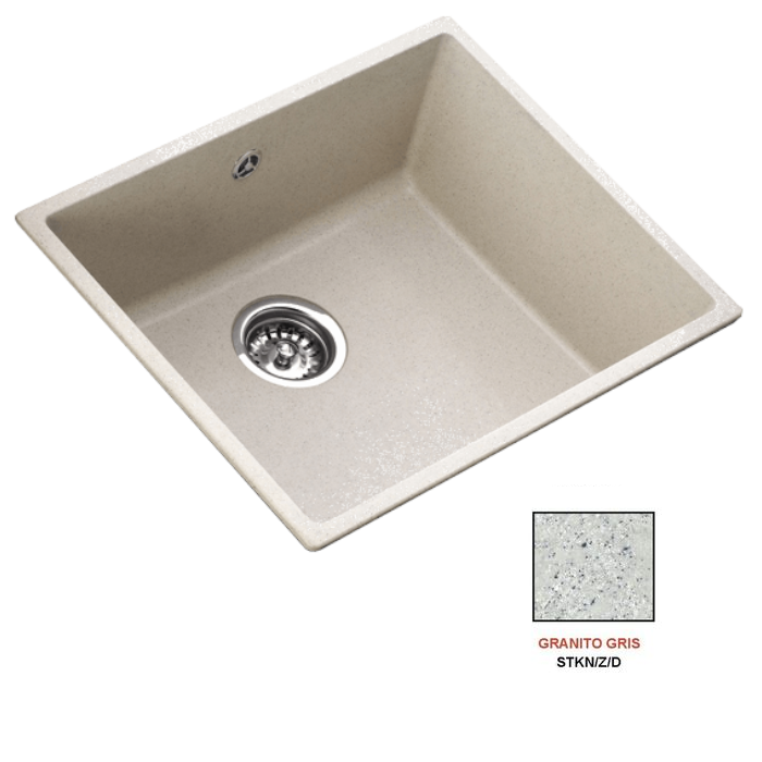 Fregadero stkz zentia BEE 5040 granito gris