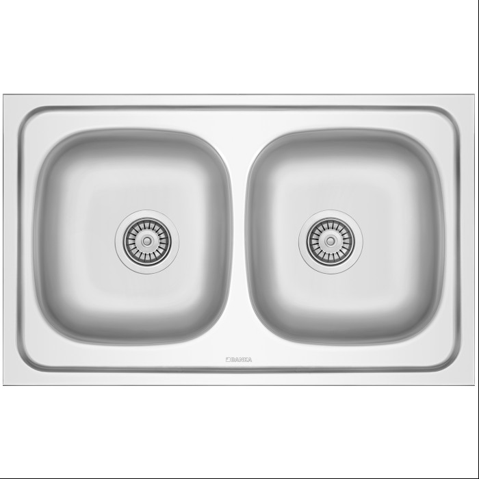 FREGADERO MOD. M2080 800X500 2C ( SOPORTE )