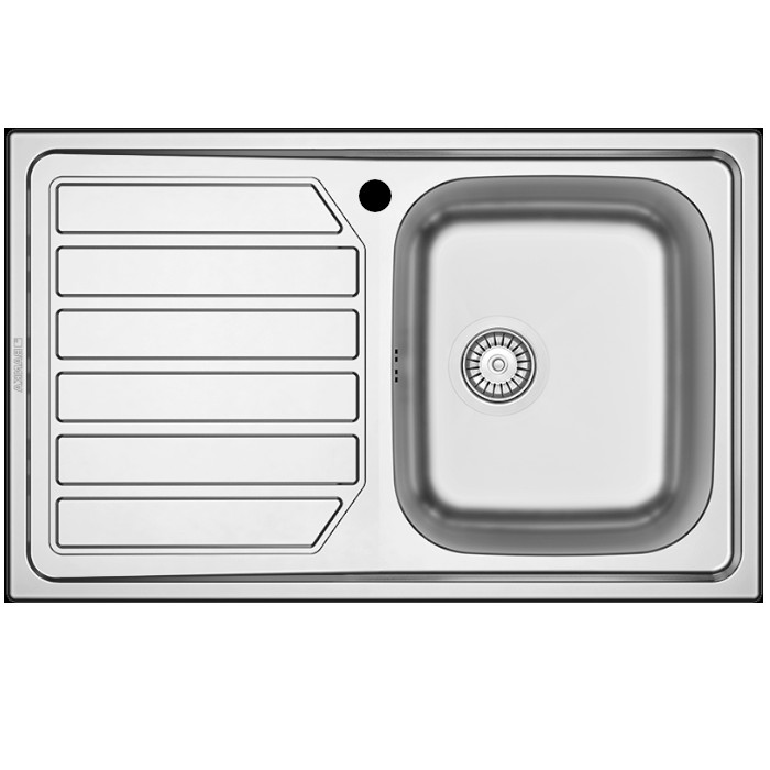 FREGADERO MOD. BALANCE 80 1C 1E C/ AGUJERO IZQUIER