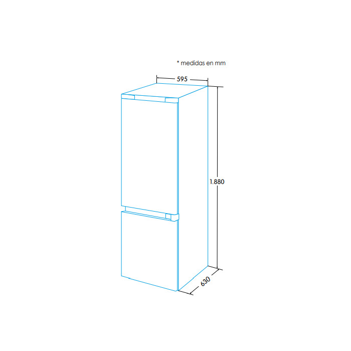 EDESA FRIGORÍFICO COMBI EFC-1832 NF WH /A 2