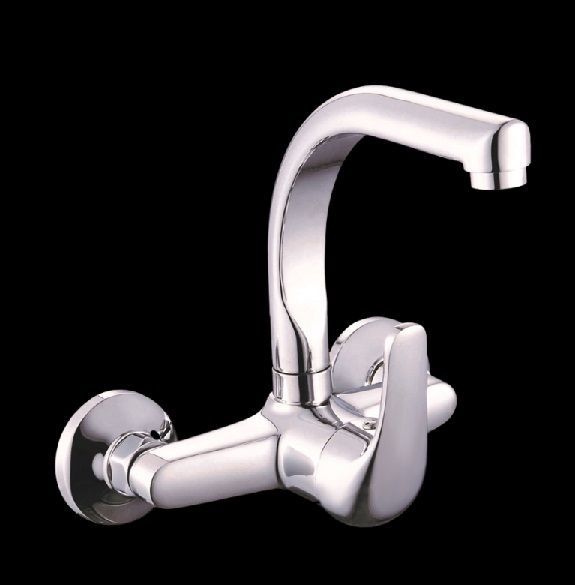 MONOMANDO DE FREGADERO CAÑO FUNDIDO (11cm)