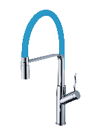 MONOMANDO DE FREGADERO CAÑO AZUL CELESTE