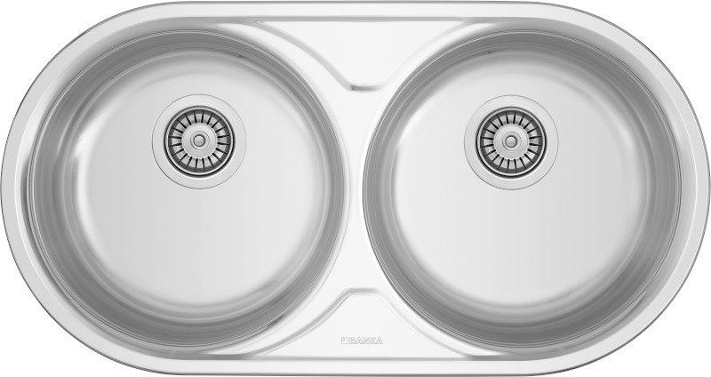 FREGADERO REDONDO 2C 835X44 INOX