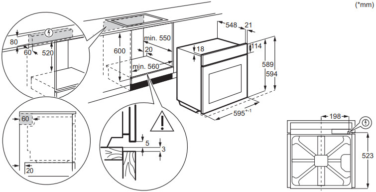 Horno a Vapor ELECTROLUX EOC6H71X SteamCrisp y 8 f 4