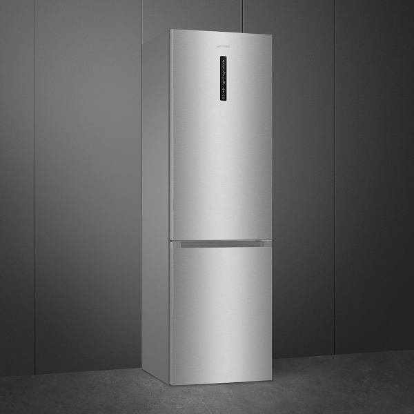 Frigo Combi No Frost Inox SMEG FC21XDNC  200cm x 60cm Clase C 3