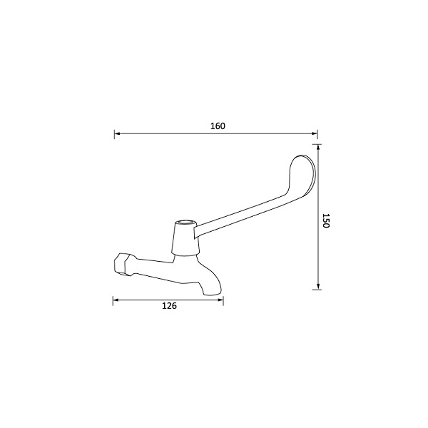 MONOMANDO DE UN AGUA CON PALANCA GERONTOLÓGICA 2