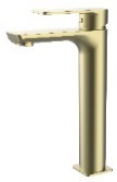 MONOMANDO DE LAVABO ALTO DORADO SERIE NOBRE