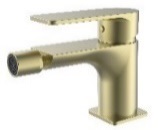 MONOMANDO DE BIDÉ DORADO SERIE NOBRE