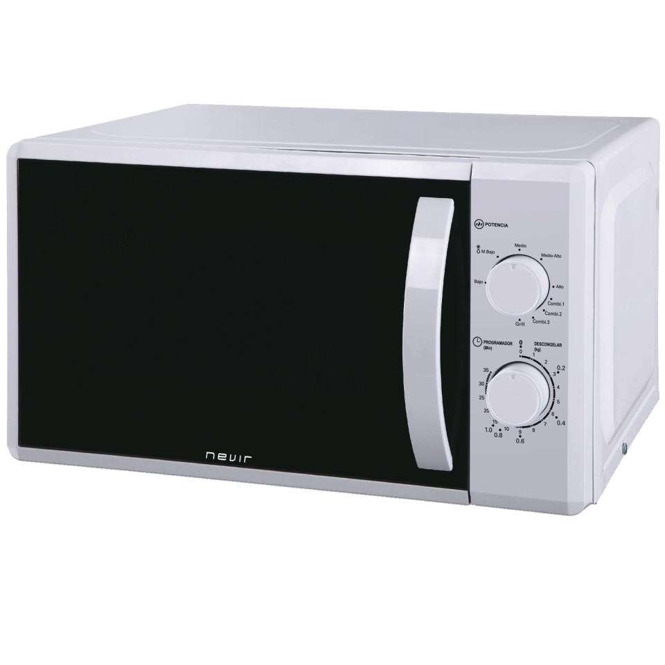 MICROONDAS CON GRILL BLANCO LIBRE INSTALACIÓN 20L