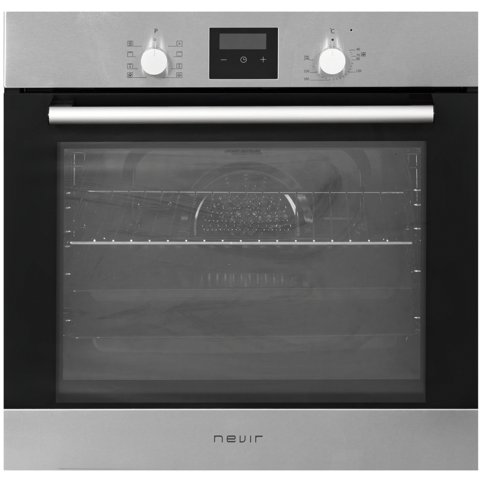 HORNO NEVIR 8 FUNCIONES 60 L INOX