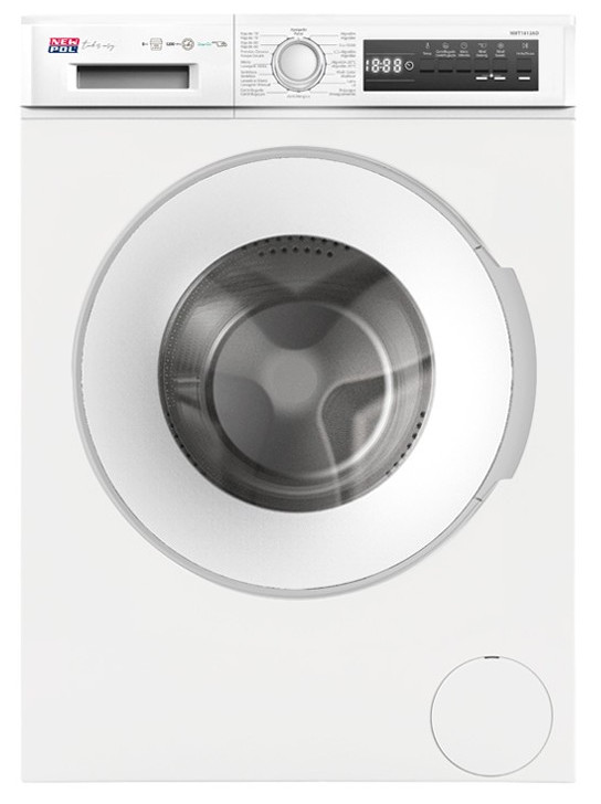 Lavadora  8Kg, 1200 rpm, D, ANTIALÉRGICA, Black di