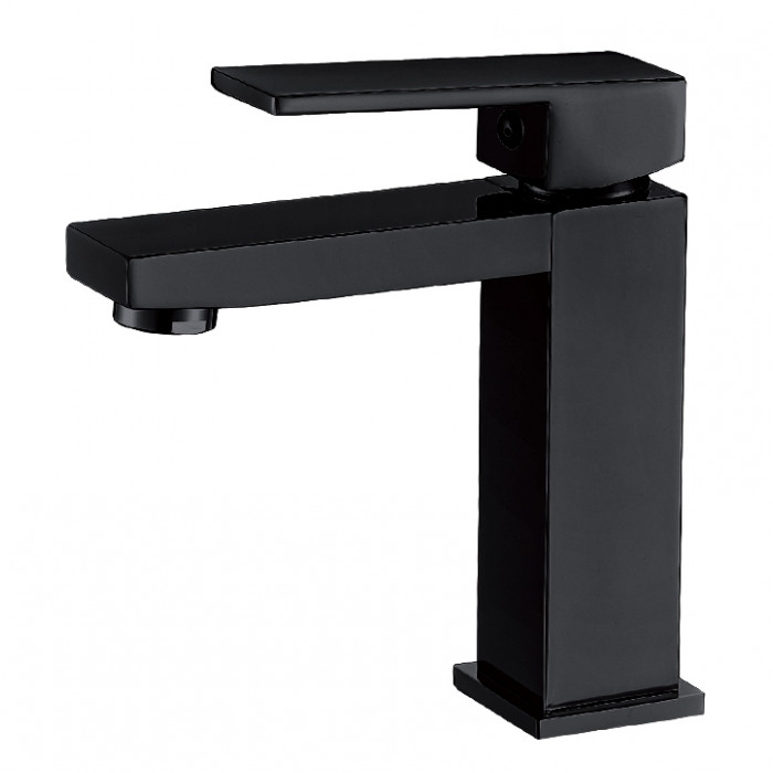 MONOMANDO LAVABO NEGRO SERIE PLANO PL597001PR