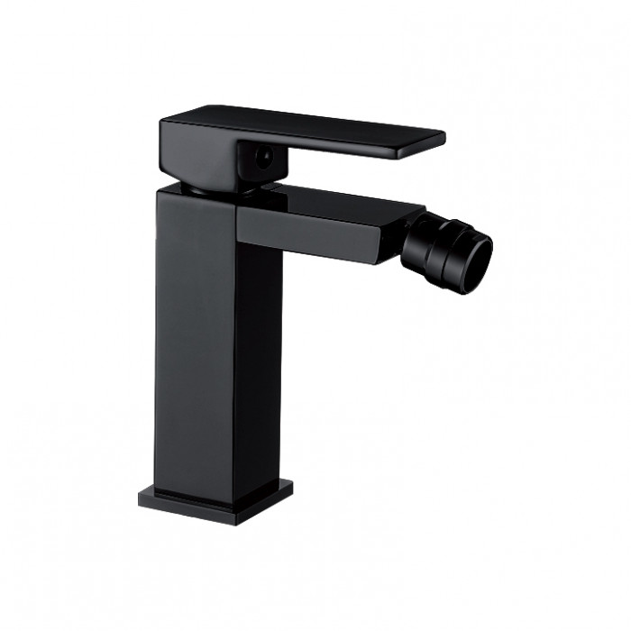 MONOMANDO DE BIDÉ NEGRO SERIE PLANO PL597002PR