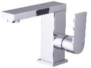 MONOMANDO DE LAVABO REDONDO SERIE PRATA