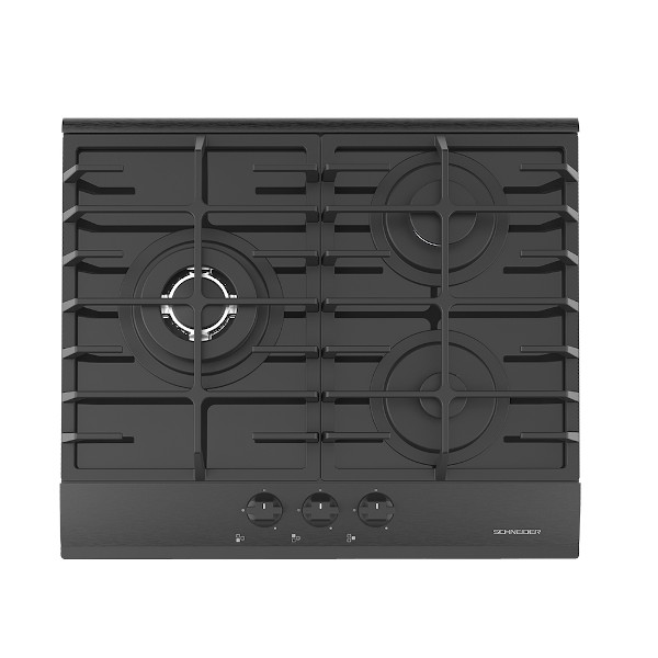 SCHNEIDER PLACA CRISTALGAS 3 FUEGOS