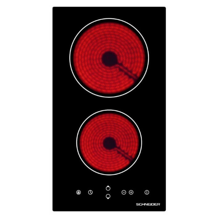 SCHNEIDER DOMINO VITROCERAMICA 30CM NEGRO