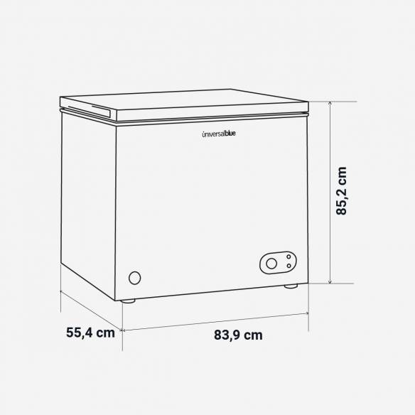 UB CONGELADOR HORIZIONTAL 200 LTS 2 - 1 (DUAL ) 3