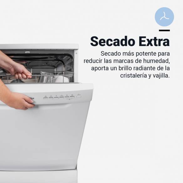 UB LAVAVAJILLAS LIBRE INST. 60 CM BLANCO A++/E 6