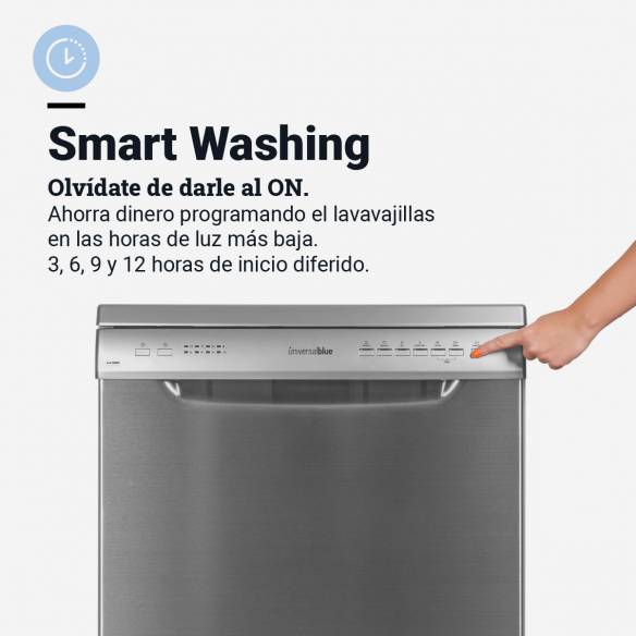 UB LAVAVAJILLAS LIBRE INST. 60CM INOX A++/E 6
