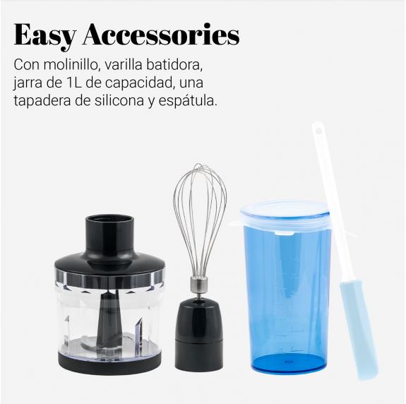 UB BATIDORA DE MANO UNIVERSAL BLUE 1250 W C/ ACCES 4