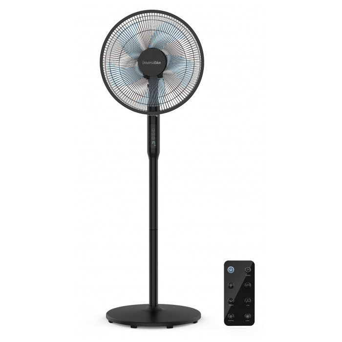 UB Ventilador de pie DC silencioso negro 25w ZERMA
