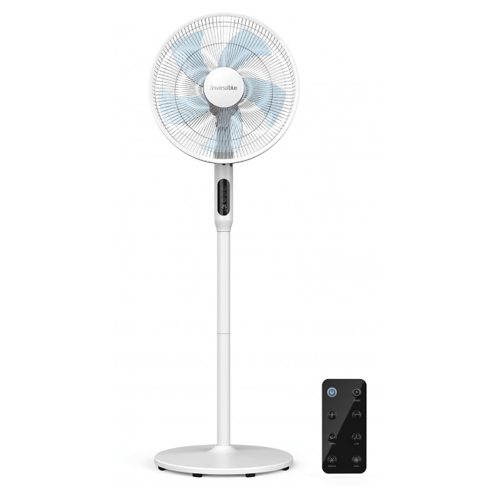 UB Ventilador de pie DC silencioso blanco 25w ZERM