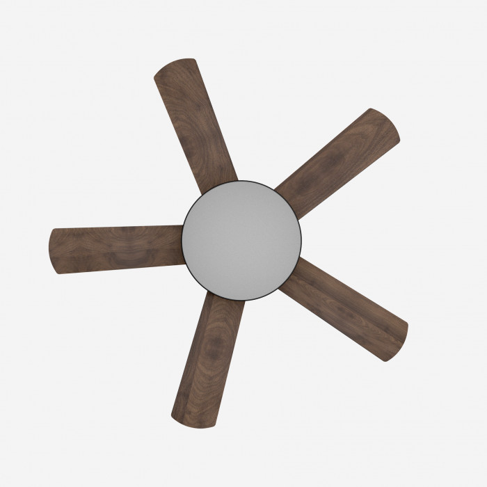 UB Ventilador de techo base negra y 5 aspas LEVANT 2