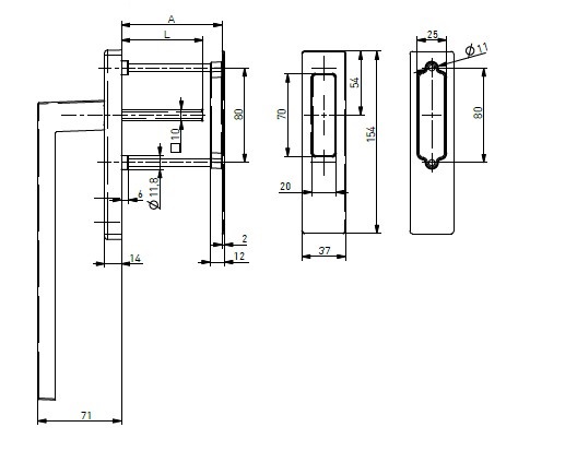 MANILLA DUBLIN ELEVABLE C/BOCALLAVE+UÑERO EXT.PLAT