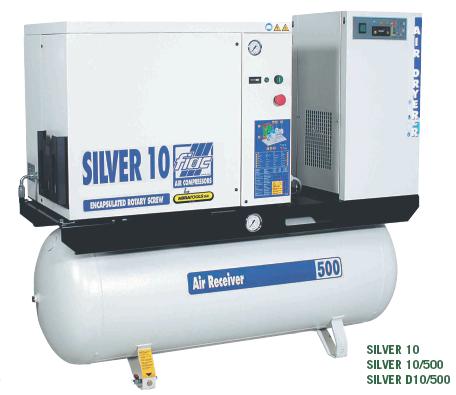COMPRESOR ROTATIVO INSONORIZADO D10/500
