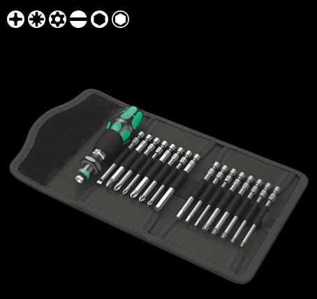 ATORNILLADOR KOMPAKT 60 ESTUCHE COMPLETO WERA